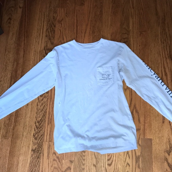 BABY BLUE LONG SLEEVE VINEYARD VINES - Picture 1 of 3